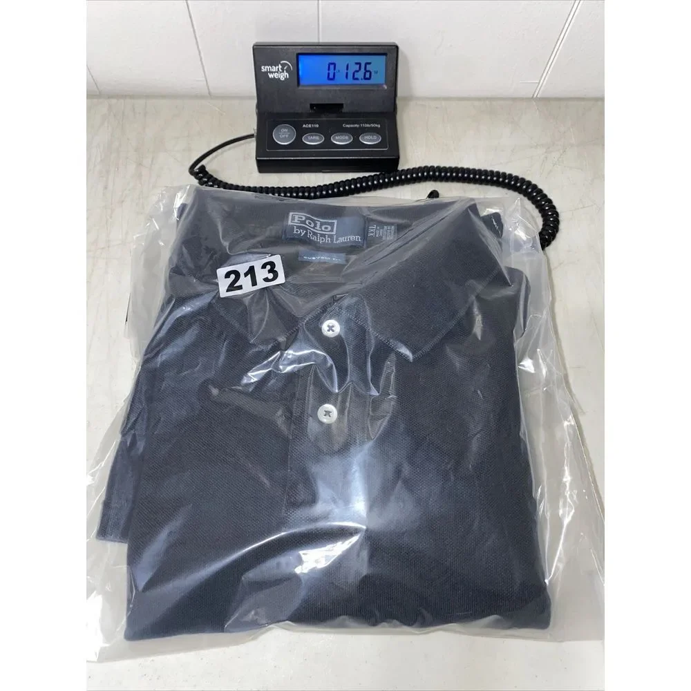 Polo Ralph Lauren 2XL‎ Men's Pony Casual Black Short Sleeve Polo Shirt XXL